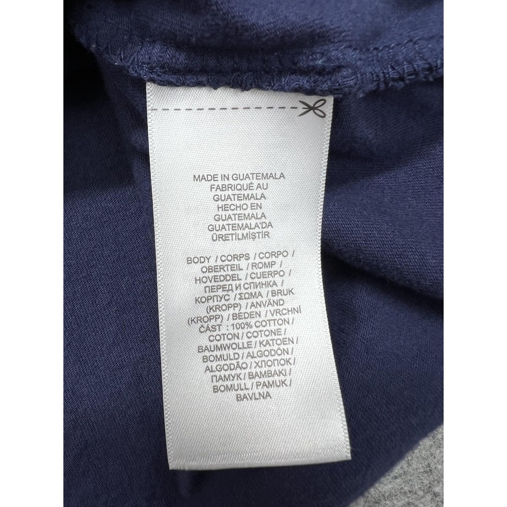 Polo Ralph Lauren Hoodie Shirt Mens XL Navy Blue Polo Bear Long Sleeve Pullover - Picture 5 of 7